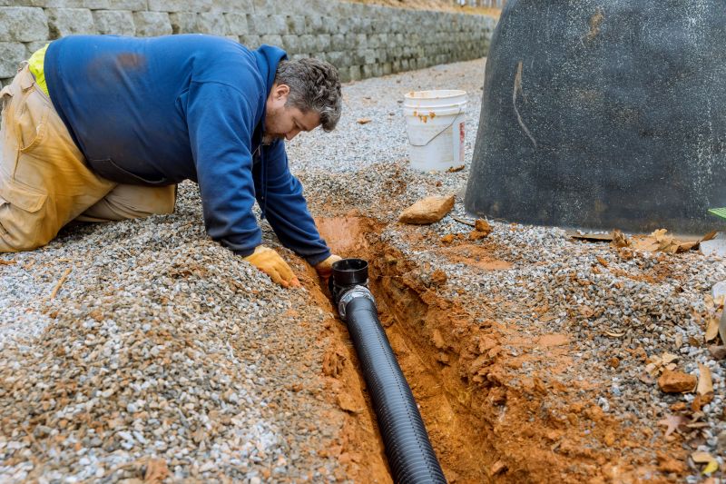 Buried Gutter Drainage Service